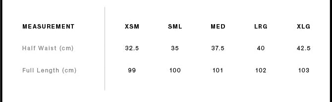 Size guide